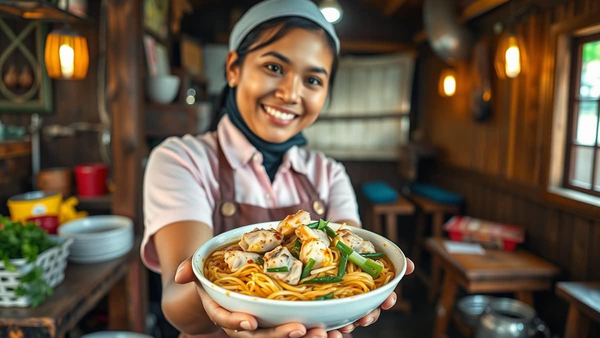 Mie Ayam Mas Kucir: Rasa Klasik yang Menggugah Selera di Cilacap